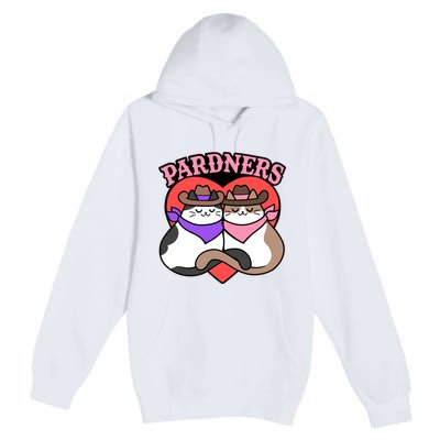 The Cat Hive Pardners Enamel Pin Premium Pullover Hoodie