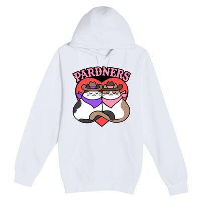 The Cat Hive Pardners Enamel Pin Premium Pullover Hoodie