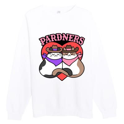 The Cat Hive Pardners Enamel Pin Premium Crewneck Sweatshirt