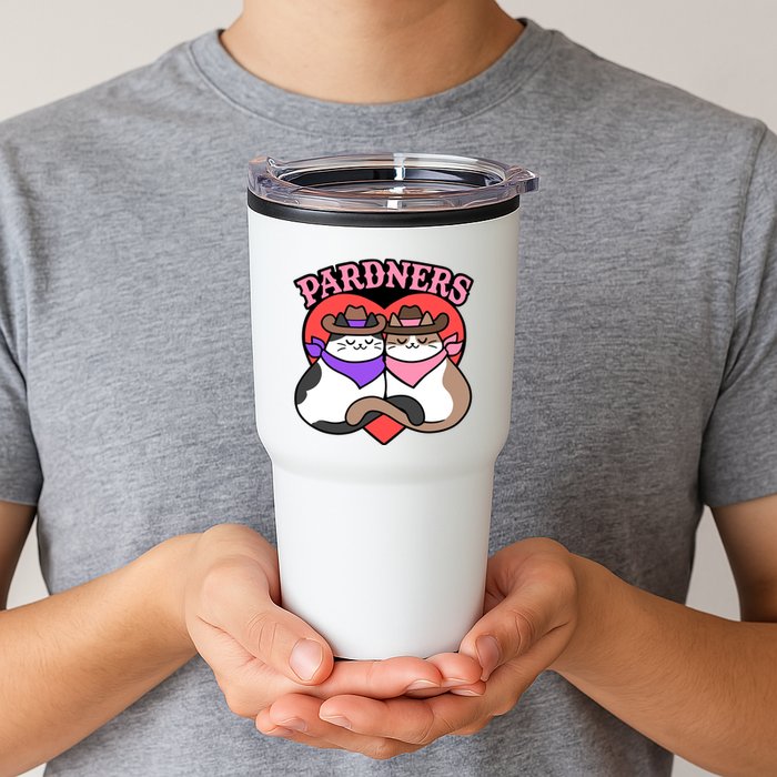 The Cat Hive Pardners Enamel Pin Tumbler