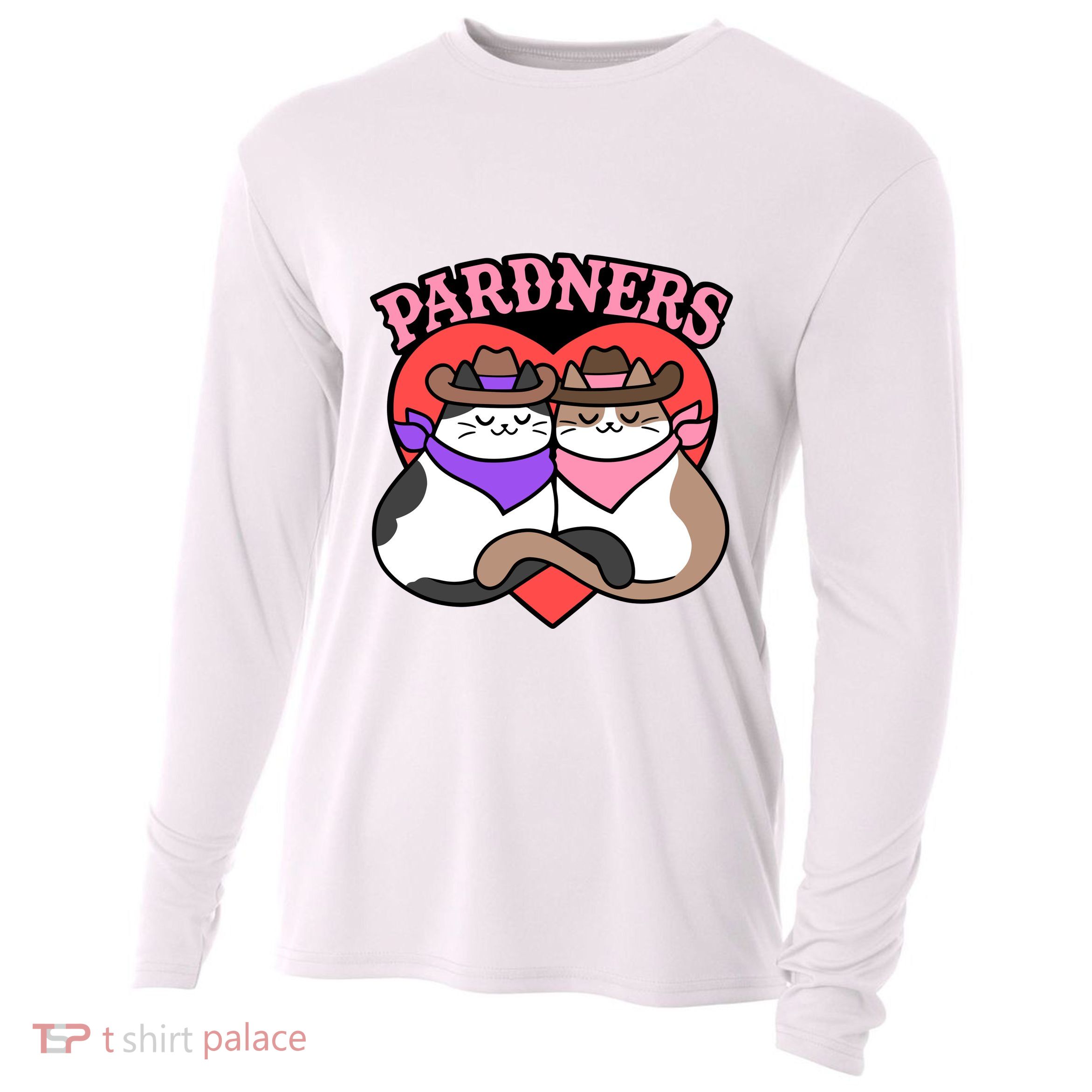 The Cat Hive Pardners Enamel Pin Cooling Performance Long Sleeve Crew
