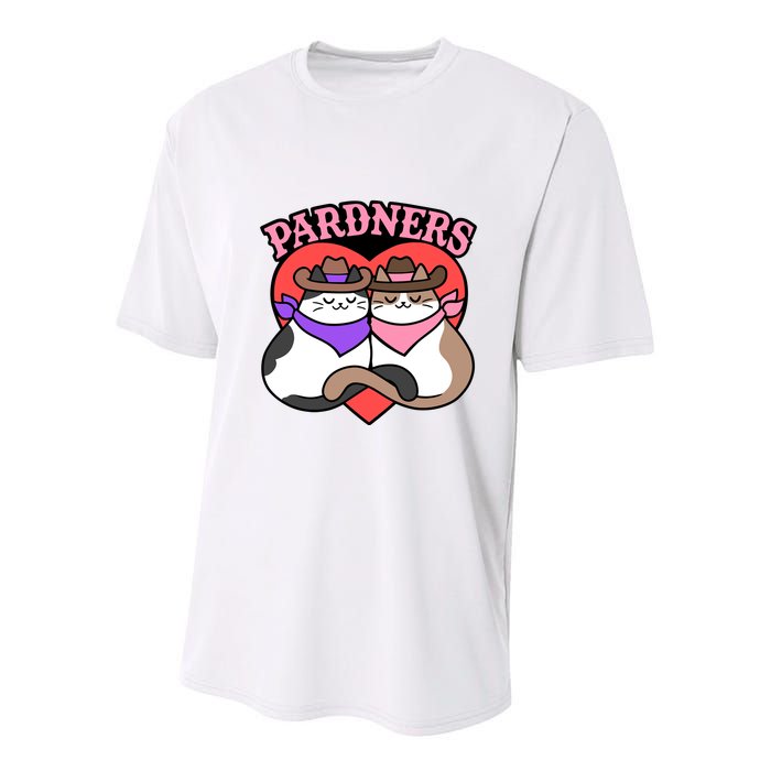 The Cat Hive Pardners Enamel Pin Youth Performance Sprint T-Shirt