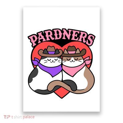 The Cat Hive Pardners Enamel Pin Poster