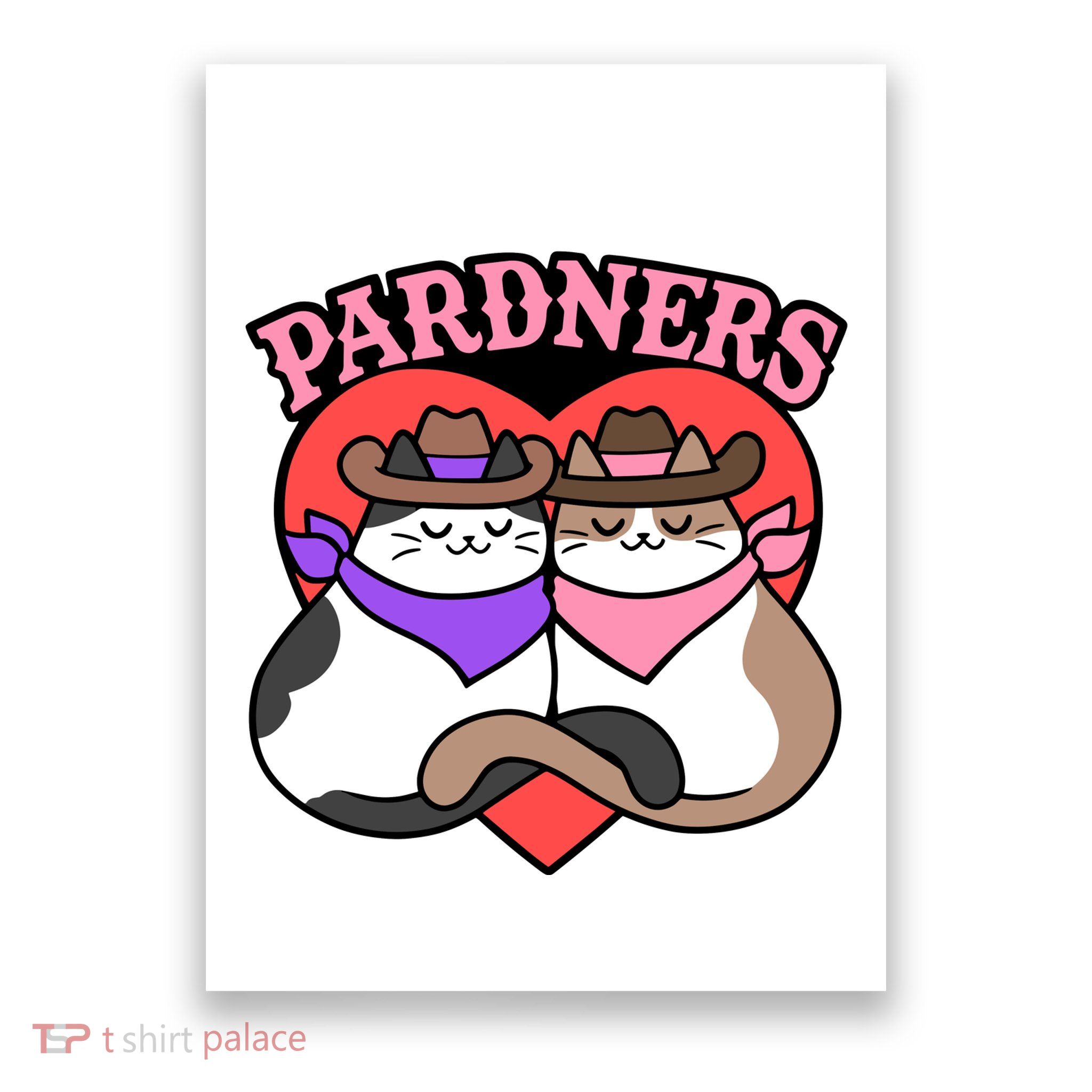The Cat Hive Pardners Enamel Pin Poster