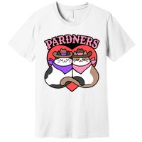 The Cat Hive Pardners Enamel Pin Premium T-Shirt