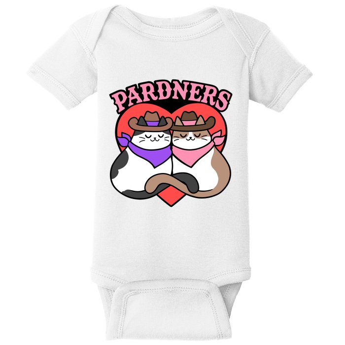 The Cat Hive Pardners Enamel Pin Baby Bodysuit