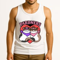 The Cat Hive Pardners Enamel Pin Tank Top
