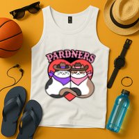 The Cat Hive Pardners Enamel Pin Tank Top