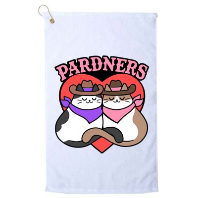 The Cat Hive Pardners Enamel Pin Golf Towel