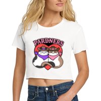 The Cat Hive Pardners Enamel Pin Crop Top