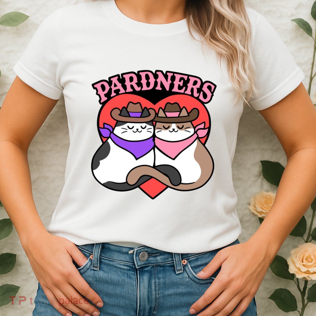 The Cat Hive Pardners Enamel Pin Women's T-Shirt