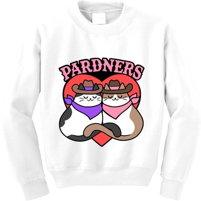 The Cat Hive Pardners Enamel Pin Kids Sweatshirt