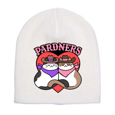The Cat Hive Pardners Enamel Pin Short Acrylic Beanie