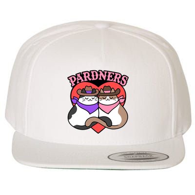 The Cat Hive Pardners Enamel Pin Wool Snapback Cap