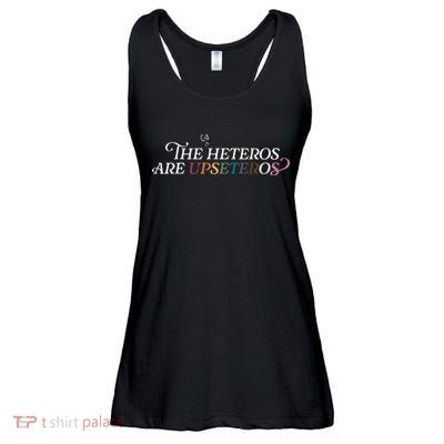The (Cis) Heteros Are Upseteros Ladies Essential Flowy Tank