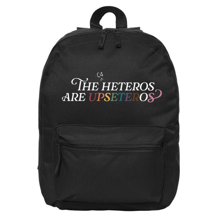 The (Cis) Heteros Are Upseteros 16 in Basic Backpack