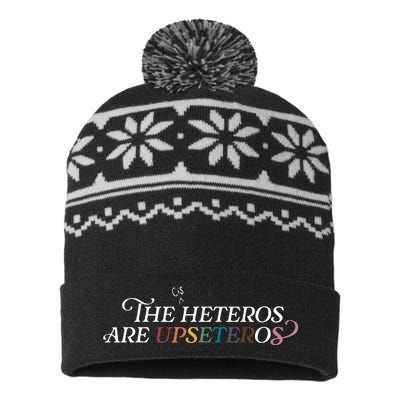 The (Cis) Heteros Are Upseteros USA-Made Snowflake Beanie