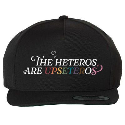 The (Cis) Heteros Are Upseteros Wool Snapback Cap