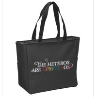 The (Cis) Heteros Are Upseteros Zip Tote Bag