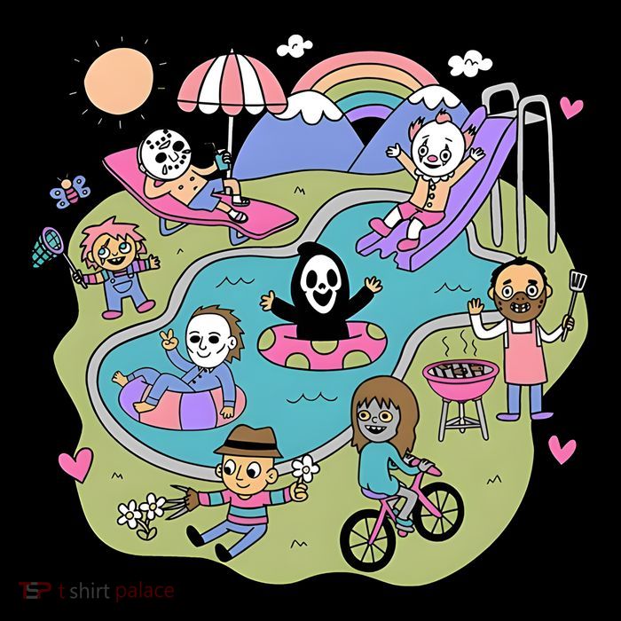 The Chibi Horror Halloween Characters Cute Impact Tech Backpack