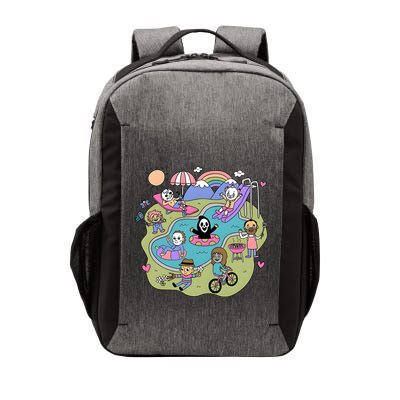 The Chibi Horror Halloween Characters Cute Vector Backpack