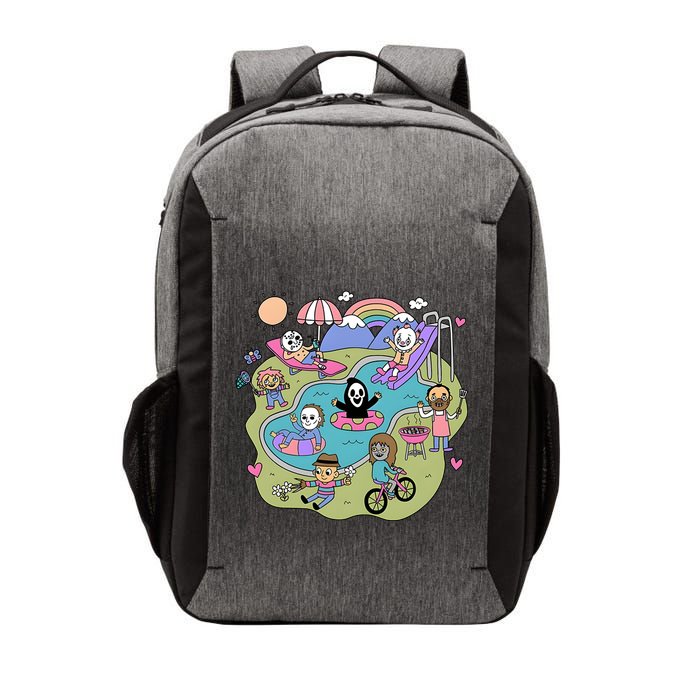 The Chibi Horror Halloween Characters Cute Vector Backpack