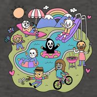 The Chibi Horror Halloween Characters Cute Vector Backpack