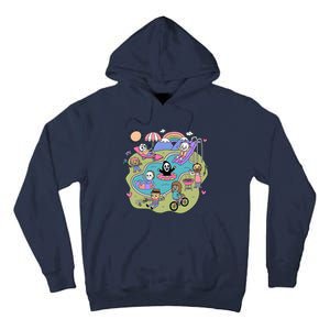 The Chibi Horror Halloween Characters Cute Tall Hoodie