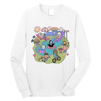 The Chibi Horror Halloween Characters Cute Long Sleeve Shirt