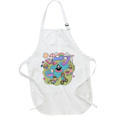 The Chibi Horror Halloween Characters Cute Apron