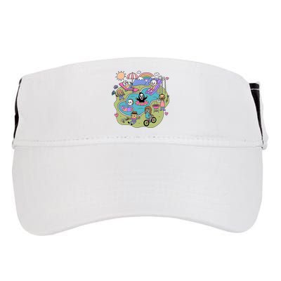 The Chibi Horror Halloween Characters Cute Adult Drive Performance Visor