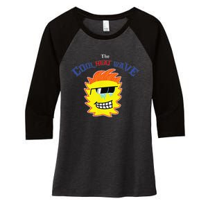 The Cool Heat Wave Women's Tri-Blend 3/4-Sleeve Raglan Shirt