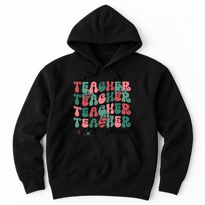 Teacher Claus Holiday Graphic Hoodie