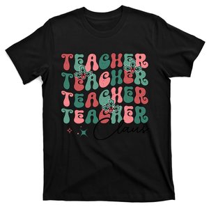 Teacher Claus Holiday Graphic T-Shirt