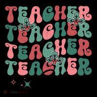 Teacher Claus Holiday Graphic Impact Tech Backpack