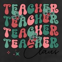 Teacher Claus Holiday Graphic 11oz C Handle Ceramic Mug