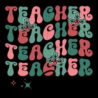 Teacher Claus Holiday Graphic 16 in Basic Backpack