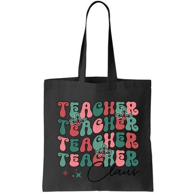 Teacher Claus Holiday Graphic Bag