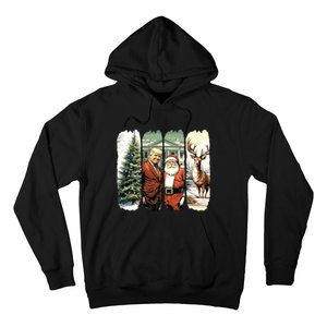 Trump Christmas Humorous ILl Be Home For Christmas Hoodie