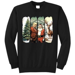 Trump Christmas Humorous ILl Be Home For Christmas Tall Sweatshirt