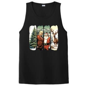 Trump Christmas Humorous ILl Be Home For Christmas PosiCharge Competitor Tank