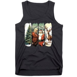 Trump Christmas Humorous ILl Be Home For Christmas Tank Top