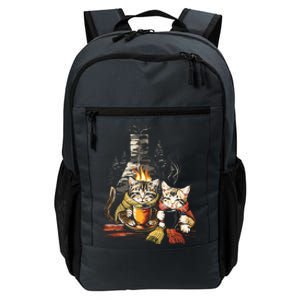 Two Cats Ing Tea Cottacegore Cat Lovers Gift Daily Commute Backpack