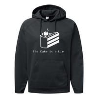 The Cake Is A Lie Performance Fleece Hoodie