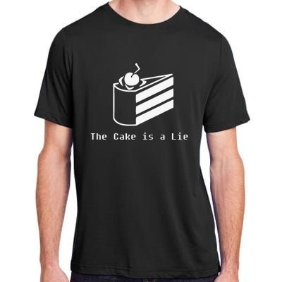 The Cake Is A Lie Adult ChromaSoft Performance T-Shirt