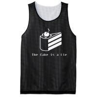 The Cake Is A Lie Mesh Reversible Basketball Jersey Tank