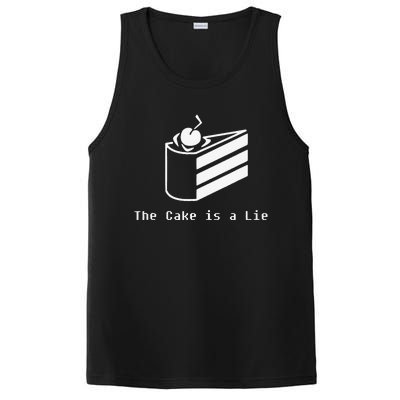 The Cake Is A Lie PosiCharge Competitor Tank