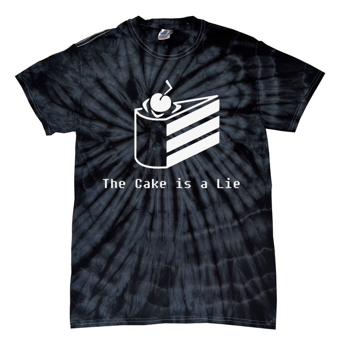 The Cake Is A Lie Tie-Dye T-Shirt