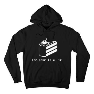 The Cake Is A Lie Tall Hoodie