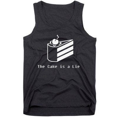 The Cake Is A Lie Tank Top